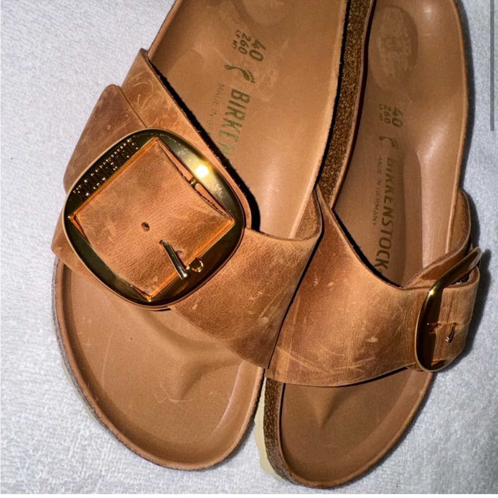 Birkenstock Madrid Big Buckle Oiled Leather